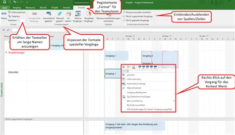 Ressourcenplanung Mit Dem Teamplaner In Microsoft Project