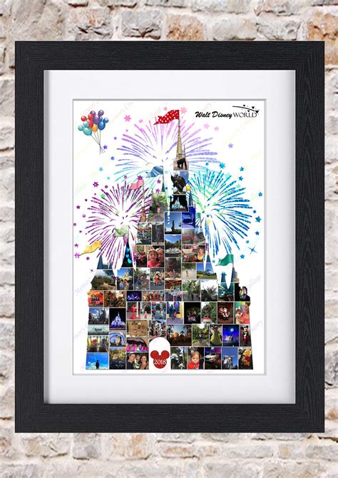 Cinderellas Castle Photo Collage Memory Collage Exclusive Memory