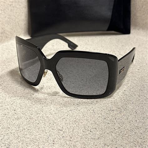 Dior So Light 2 Black Oversized Sunglasses Authentic Store Display Unit Ebay