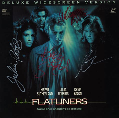 Flatliners Cast Signed Movie Laserdisc Album - Crossroad Collectibles