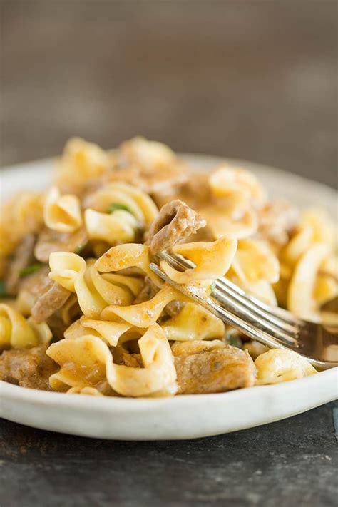 Beef Stroganoff Recipe Brown Eyed Baker Gastronomy Saga