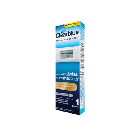 Clearblue Test De Embarazo Con Indicador De Semanas 1 Ud Sexualid