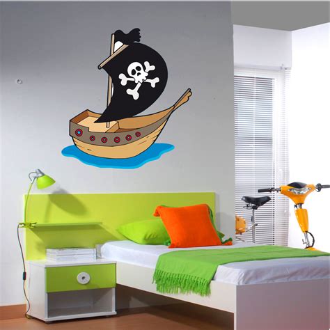 Wallstickers Folies Pirate Ship Wall Stickers