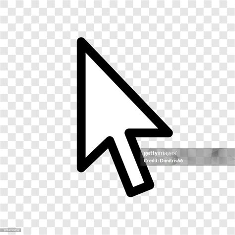 Cursor Icon With Editable Stroke High Res Vector Graphic Getty Images