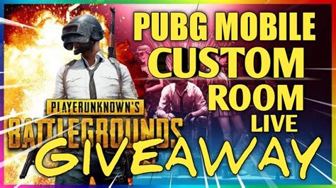 Pubg Live Custom Room Pubg Mobile Live Custom Room Live UC