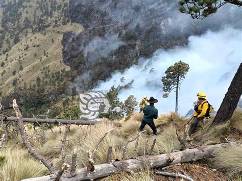 Luego de 5 días de labores liquidan incendio en volcán Pico de Orizaba