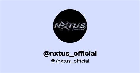 Nxtus Official Instagram TikTok Linktree