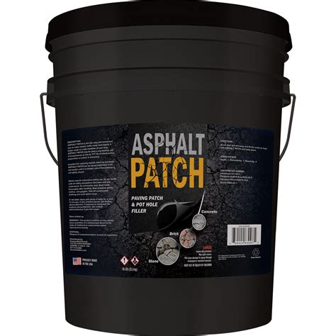 Asphalt Patch - For INSTANT Road Repair - 56lb Pail