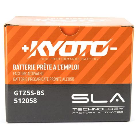 BATTERIE MOTO KYOTO SLA YTZ5S BS 12V 4AH 55A Batteries Motos