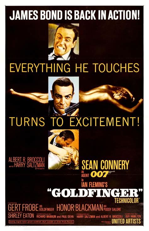 Goldfinger Movie Poster (Click for full image) | Best Movie Posters