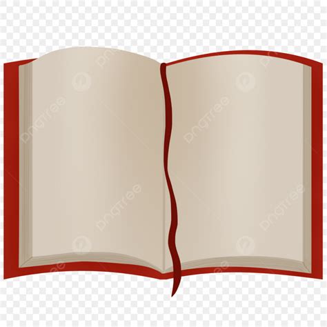 Old Red Open Book Png Clipart Images