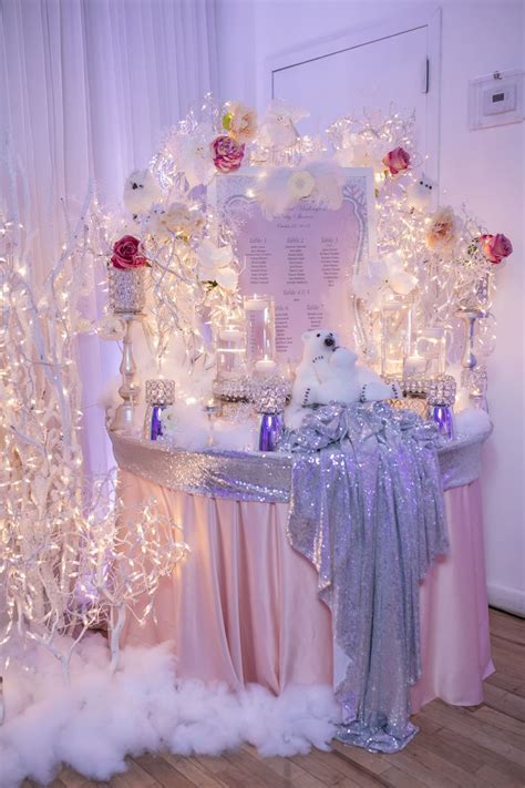 Pin De Two Roses Events Em Girl Winter Wonderland Baby Showers Baby