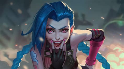 1377300 Jinx Lol League Of Legends Game Art 4k Rare Gallery Hd