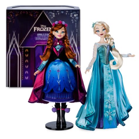 Disney Store Anna And Elsa Limited Edition Doll Set Frozen Shopdisney