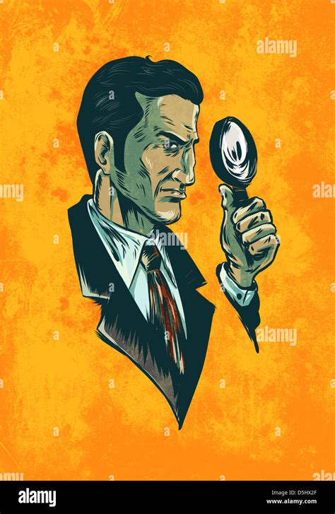 Detective Magnifying Glass Hi Res Stock Photography And Images Alamy