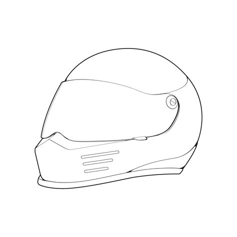 Download Color Block Helmet Half Face Vector Illustration Helmet