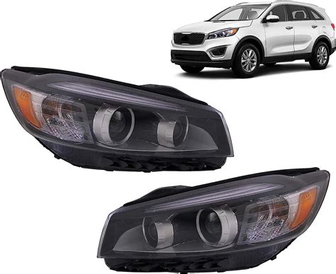 Amazon ALLIGATOR AUTO LIGHTS Headlamps Compatible With Kia Sorento