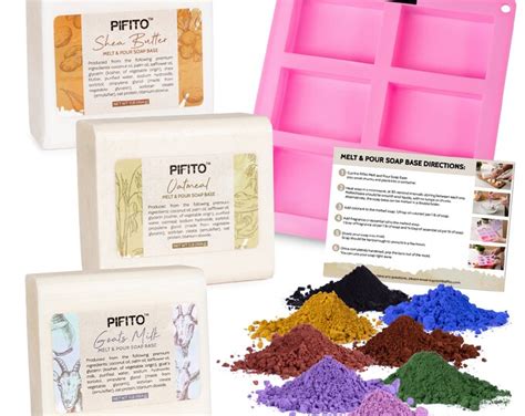 Pifito Diy Soap Making Kit Supplies Lbs Melt Pour Soap Base Shea