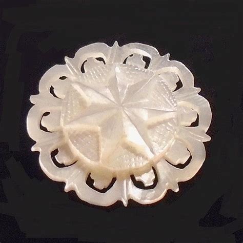 Antique Mop Brooch Bethlehem Star Brooch Hand Carved Mop Etsy I Love Jewelry True Vintage