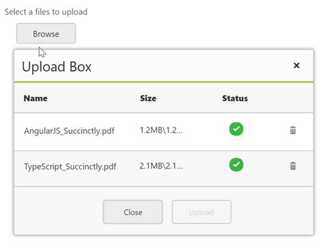 Asp Net Web Forms File Upload Control Upload Large Files Syncfusion