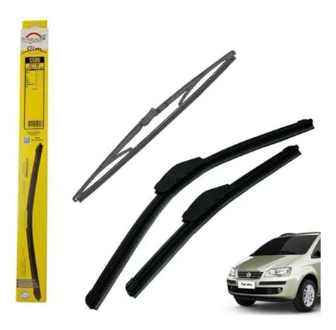 Kit Palheta Limpador Fiat Idea 2006 A 2010 Original Dyna Parcelamento