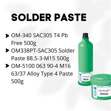 Alpha Solder Wire Bar Paste In Stock