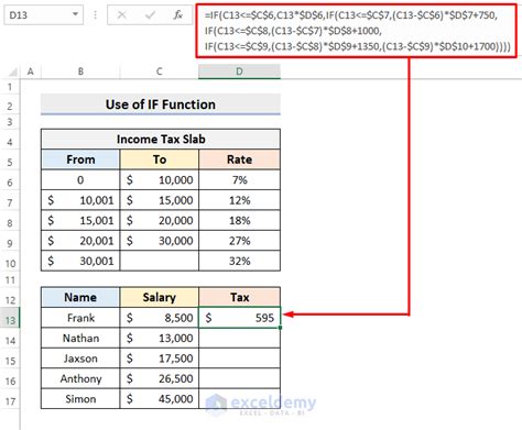 Calculate Income Tax In Excel How To Calculate Income Tax In Excel