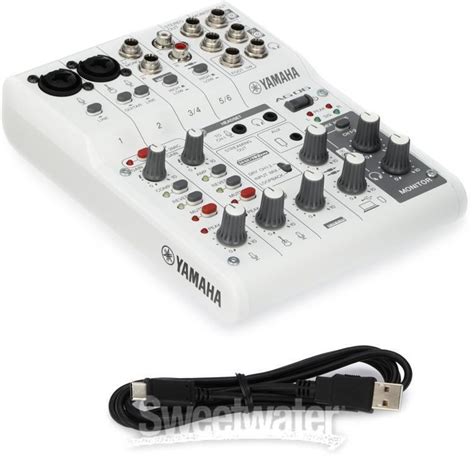 Yamaha Ag06 Mk2 6 Channel Mixer And Usb Audio Interface White Ebay