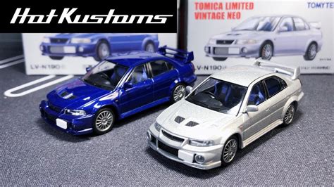 Tomica Tlv Striking Mitsubishi Lancer Evo Vi Variants Youtube