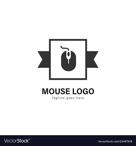 Computer Logo Template Design Logo Royalty Free Vector Image