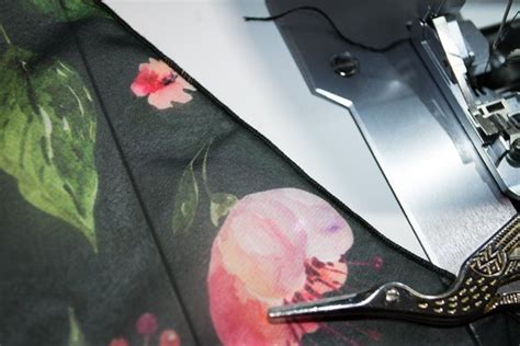 How To Sew An Easy Scarf Using Your Serger Bernina Blog