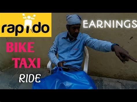 Rapido Captain Part Time Earnings Hyderabad Bike Taxi Earnings