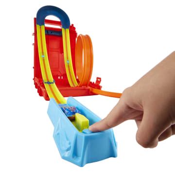 Hot Wheels Track Builder Pista De Juguete Caja De Acrobacias Extrema