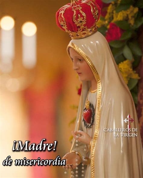 Madre De Misericordia Y De Paz Inmaculada Madre De Dios Ruega Por