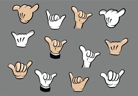 Vector Cartoon Hands