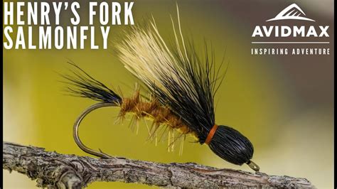 How To Tie The Henry S Fork Salmonfly Avidmax Fly Tying Tuesday