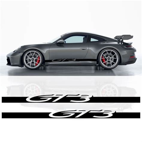 Kit Stickers Bandes Bas De Caisse Porsche 911 GT3