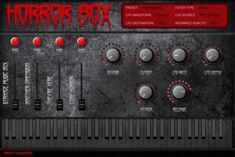 Horror Box Cinematic Rompler • Audio Plugins For Free