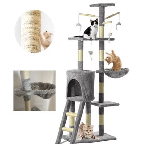 Multi Level Cat Tree Tower Activity Centre Cats Climbing Tower Cat