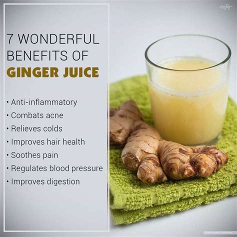 7 Wonderful Benefits Of Ginger Juice Ginger Benefits Ginger Tea