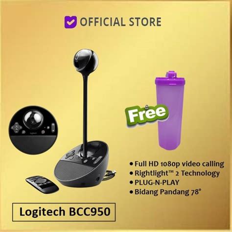 Jual Logitech Bcc950 Conference Cam Webcam Camera Shopee Indonesia