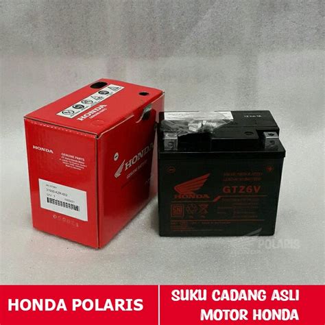 Jual Aki Accu Battery GTZ6V Beat CB150R CBR 150R Scoopy Vario PCX Sonic