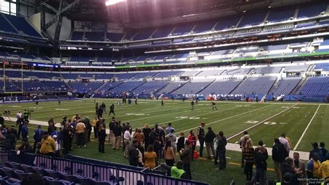 Section 110 At Lucas Oil Stadium
