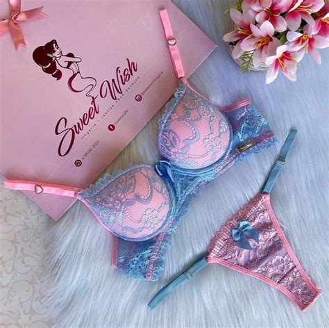 Aprender Sobre 52 Imagem Lingerie Azul Com Rosa Vn