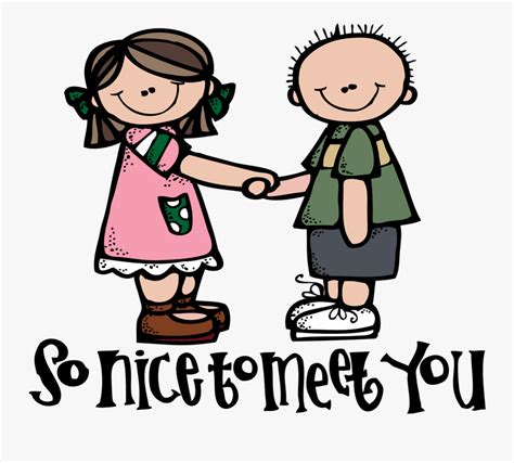 Collection Of Meeting Nice To Meet You Clipart Free Transparent