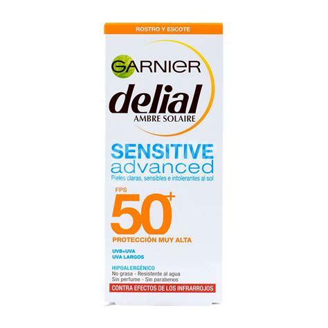 Delial Garnier Delial Sensitive Advance Protector Solar Facial Con