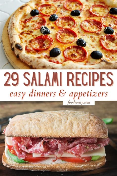 29 Salami Recipes - Easy Dinners & Appetizers - Foodiosity