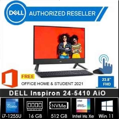 Jual Dell Inspiron Aio I U Gb Gb Ssd Touch W Ohs