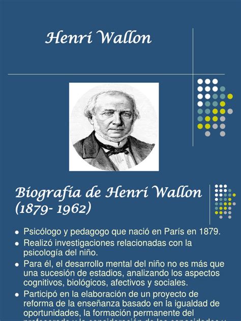 Henri Wallon Sicología Y Ciencia Cognitiva Conocimiento