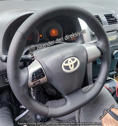 Toyota Corolla E160 Deri Direksiyon Kaplama